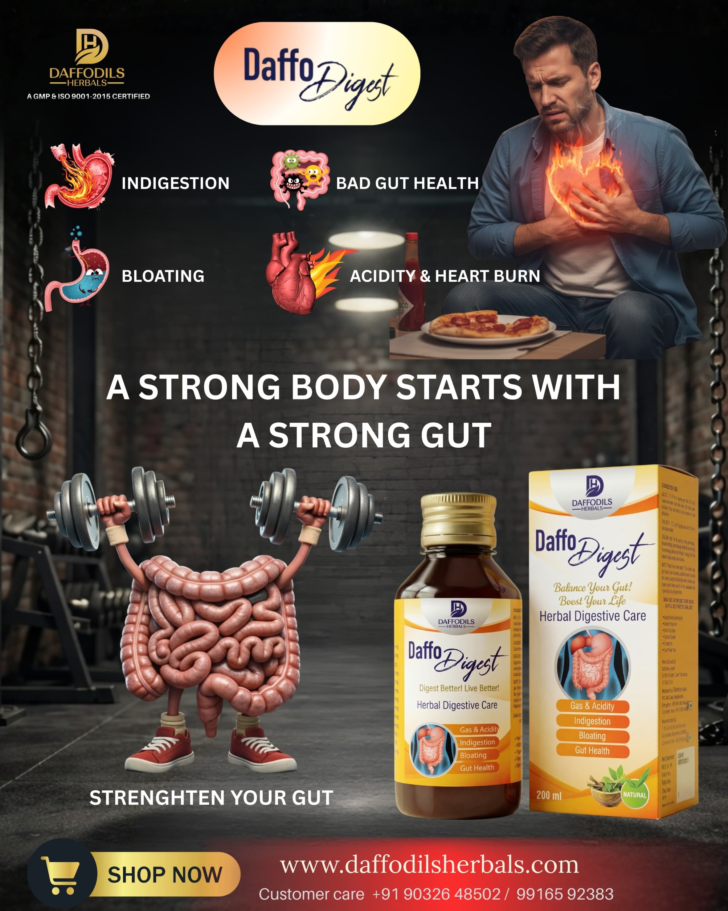 Daffo Digest Syrup 200ml - Thumbnail 3